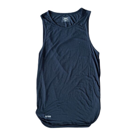 ASRV Black Basketball Gym Running Tank Top Shirt      Mens Size Medium - Picture 2 of 7